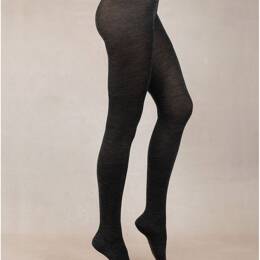Collant Laine Fine Interieur Coton : Coloris - Anthracite
