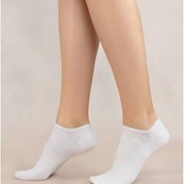 Duo Socquettes : Coloris - Blanc/Blanc