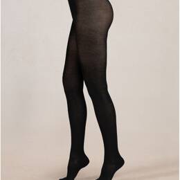 Collant 97% Coton Veloute : Coloris - Noir