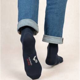 Chaussettes Coton 30 ans Bleuforêt homme : Coloris - Marine