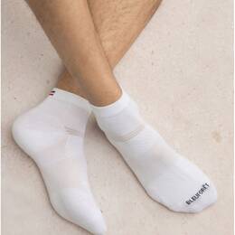 Chaussettes Courtes de Sport Dynamic : Coloris - Blanc - Homme