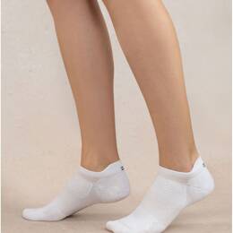 Socquettes Sport Dynamic : Coloris - Blanc - Femme