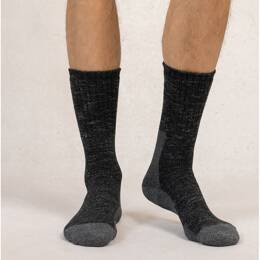 Chaussettes Randonnee Hivernale Chaudes : Coloris - Noir - Homme