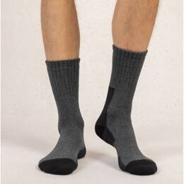 Chaussettes Randonnée Côtes : Coloris - Anthracite