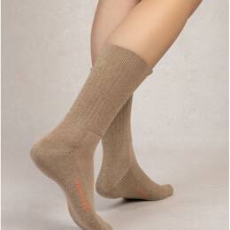 Chaussettes Randonnée : Coloris - Beige - Femme