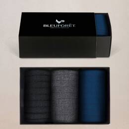 Coffret homme laine à côtes