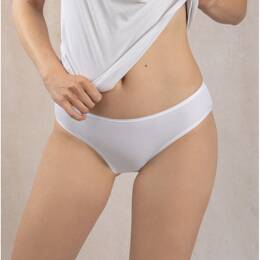 Culotte 97% coton biologique : Coloris - Blanc