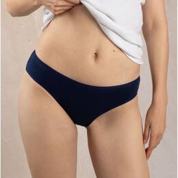 Culotte 97% coton biologique : Coloris - Marine