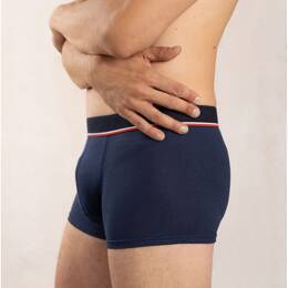 Boxer coton biologique : Coloris - Marine