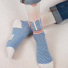Chaussettes coton Deauville : Coloris - Ecru