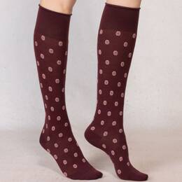 Mi-Bas Laine Fine Pastilles : Coloris - Chianti