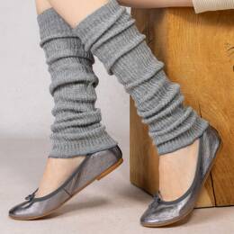Guêtres Cachemire Unies : Coloris - Gris flanelle