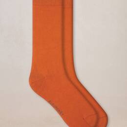 Chaussette Coton D'Egypte Cachemire : Coloris - Rouille
