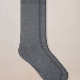 Chaussette Coton D'Egypte Cachemire : Coloris - Gris flanelle