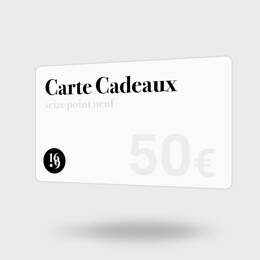 CARTE CADEAUX 50€ - ÉLECTRONIQUE