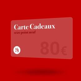 CARTE CADEAUX 80€ - ÉLECTRONIQUE