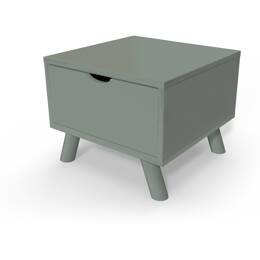 Table de chevet Scandinave bois Viking + tiroir
