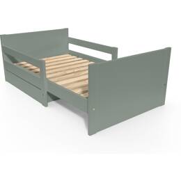 Lit évolutif enfant avec tiroir bois 90 x (140/170/200)