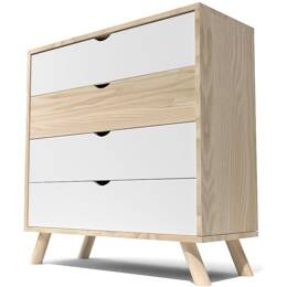 Commode Scandinave en bois massif Viking