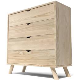 Commode Scandinave en bois massif Viking