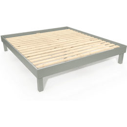 Lit queen size 180x200 Confort en bois massif 180x200
