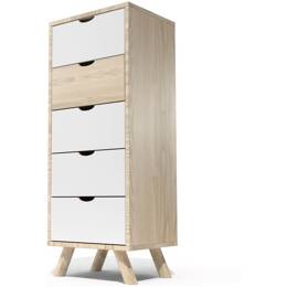 Chiffonnier Scandinave bois 5 tiroirs Viking