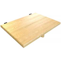 Table de chevet suspendue en bois avec crochets