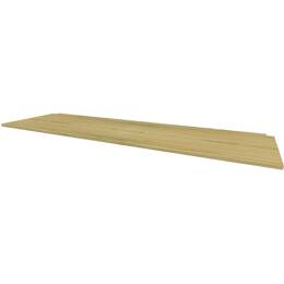 Bureau tablette 200cm en bois pour lit mezzanine Longueur 200