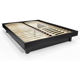 Lit plateforme 140x190 bois massif 140x190