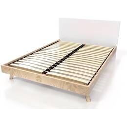 Lit scandinave viking 140x200 en bois massif 140x200