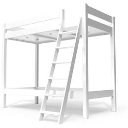 Lit superposé 2 places 90x190 échelle inclinée bois ABC 90x190