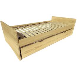 Lit gigogne 90x190 ABC pin massif 90x190