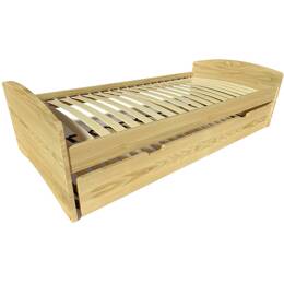 Lit gigogne 90x190 Happy pin massif 90x190