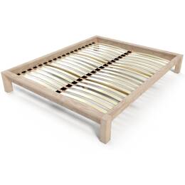 Lit 2 places 140x190 King Solid en bois massif 140x190