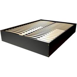 Lit coffre 2 places bois massif robuste - 160x200 160x200
