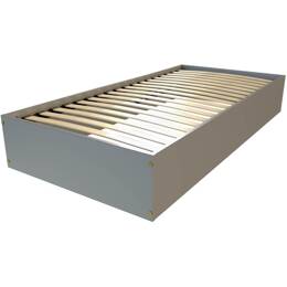 Lit coffre 90x190 - 1 place bois massif 90x190