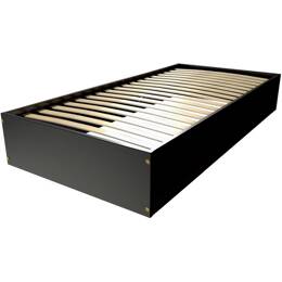 Lit coffre 90x200 - 1 place bois massif 90x200