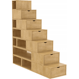 Escalier cube de rangement hauteur 175 cm