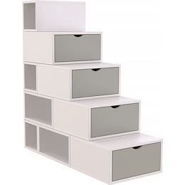 Escalier cube de rangement hauteur 125 cm