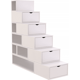Escalier cube de rangement hauteur 150cm