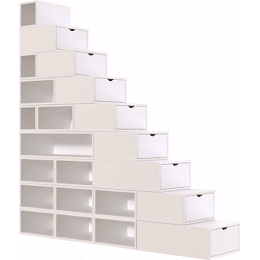 Escalier cube de rangement hauteur 225 cm