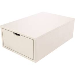 Cube de rangement bois 75x50 cm + tiroir