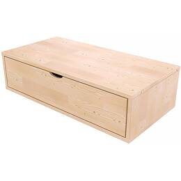 Cube de rangement bois 100x50 cm + tiroir