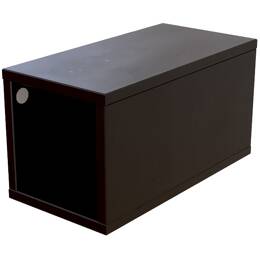 Cube de rangement bois 25x50 cm 25x50