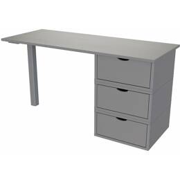Bureau bois 3 tiroirs Cube