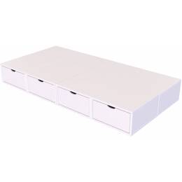Lit 1 place avec rangement 90x200 Cube 90x200