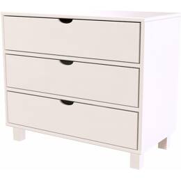 Commode bois 3 tiroirs Cube