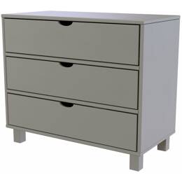 Commode bois 3 tiroirs Cube