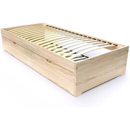 Lit gigogne 80x200 Malo pin massif 80x200