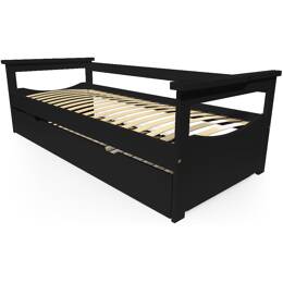 Lit Gigogne 90x200 Topaze Pin massif 90x200
